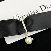 CD 26S HEART CRYSTAL PEARL DROP RIBBON CHOKER NECKLACE IN GOLD METAL
