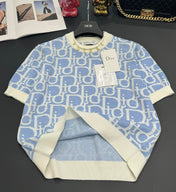 Dior 25 T-Shirt Light Blue Wool 232731