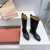 LP 25S JOHN BOOT IN BLACK CALFSKIN