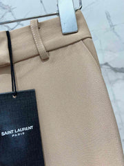 YSL 25S HIGH-WAISTED WIDE-LEG PANTS STYLE 176