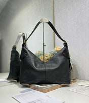 DIOR 26S VOYAGE BAG 34 IN BLACK CALFSKIN