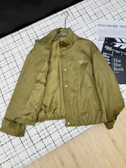 PRADA 25S STAND-COLLAR JACKET 370