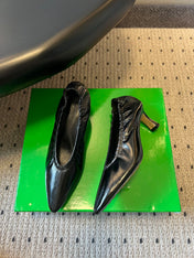BOTTEGA VENETA 26S HIGH HEELS 40 MM IN BLACK CALFSKIN