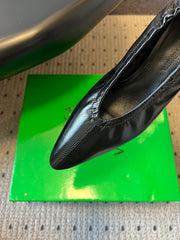 BOTTEGA VENETA 26S HIGH HEELS 40 MM IN BLACK CALFSKIN