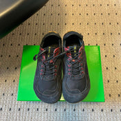 BOTTEGA VENETA 26S SNEAKERS IN BLACK SUEDE AND MESH FABRIC