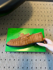 BOTTEGA VENETA 26S LOAFERS IN BROWN SUEDE