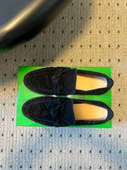BOTTEGA VENETA 26S LOAFERS IN BLACK SUEDE