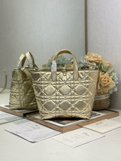 DIOR 26S TOUJOURS BAG 23 IN GOLD CALFSKIN