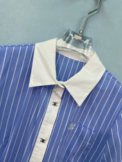 CELINE 26S STRIPED SHIRT DRESS 475
