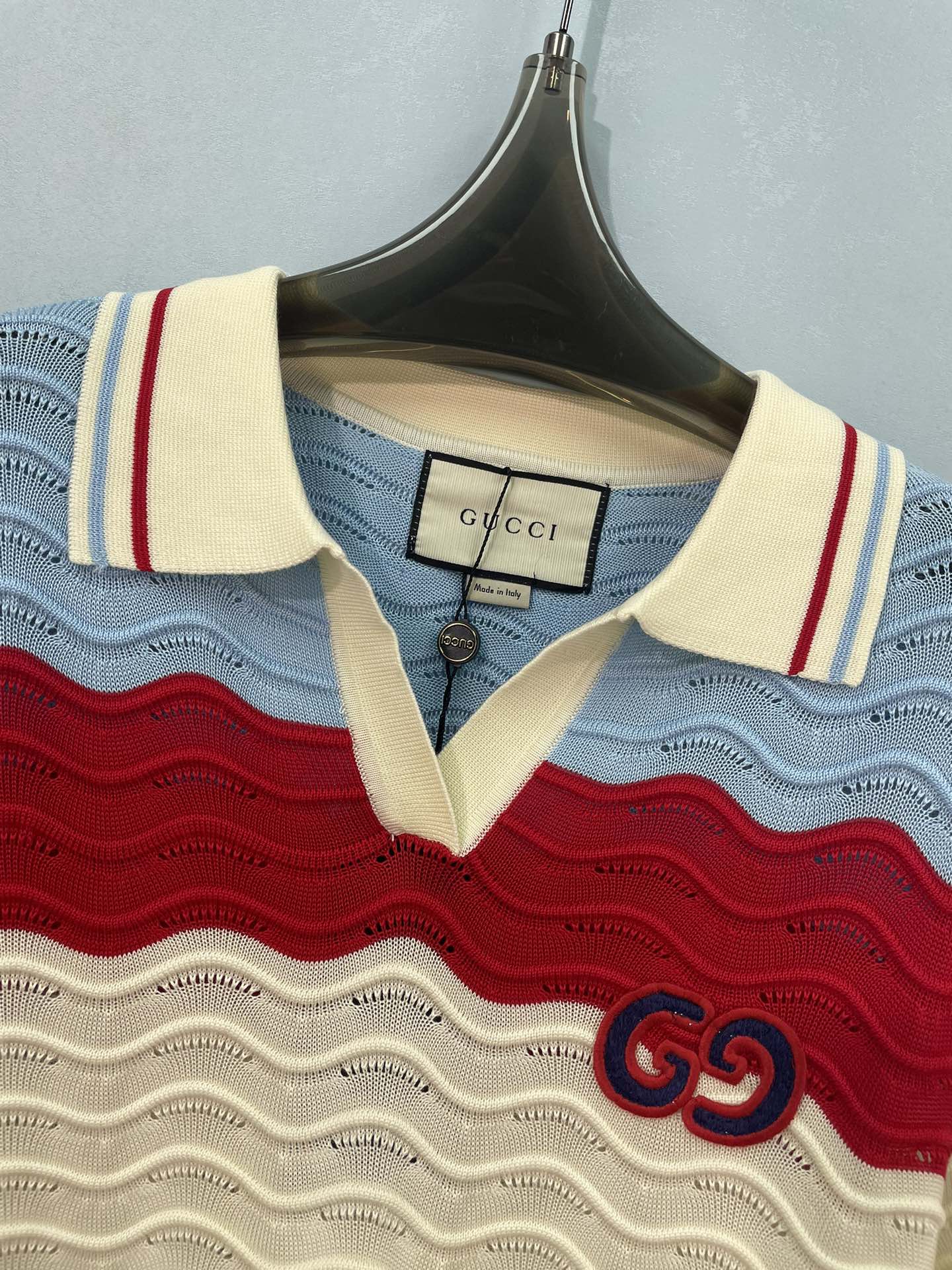 GUCCI 26S SHORT-SLEEVE KNIT T-SHIRT 498