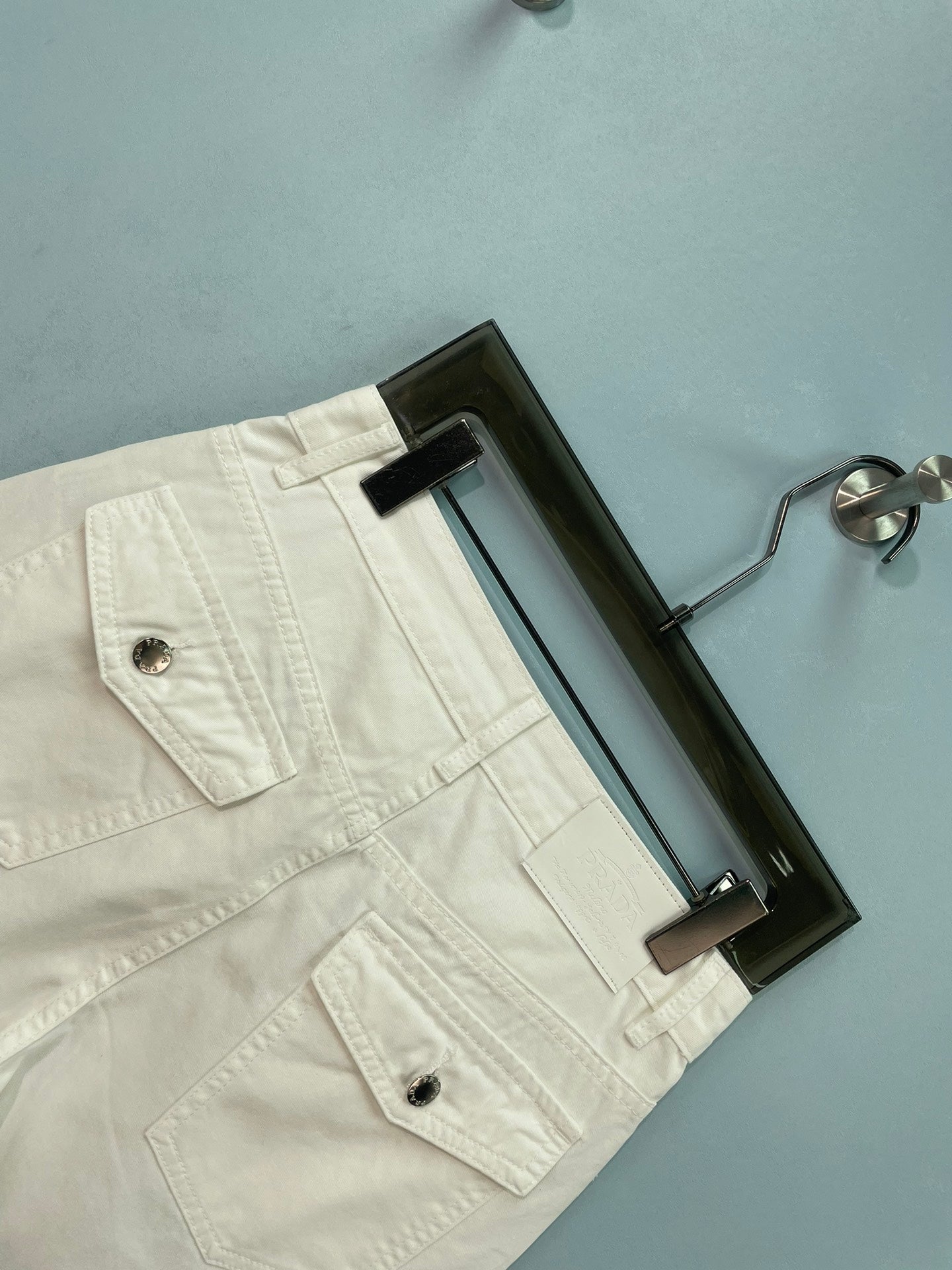 PRADA 26S DENIM SHORTS STYLE 960