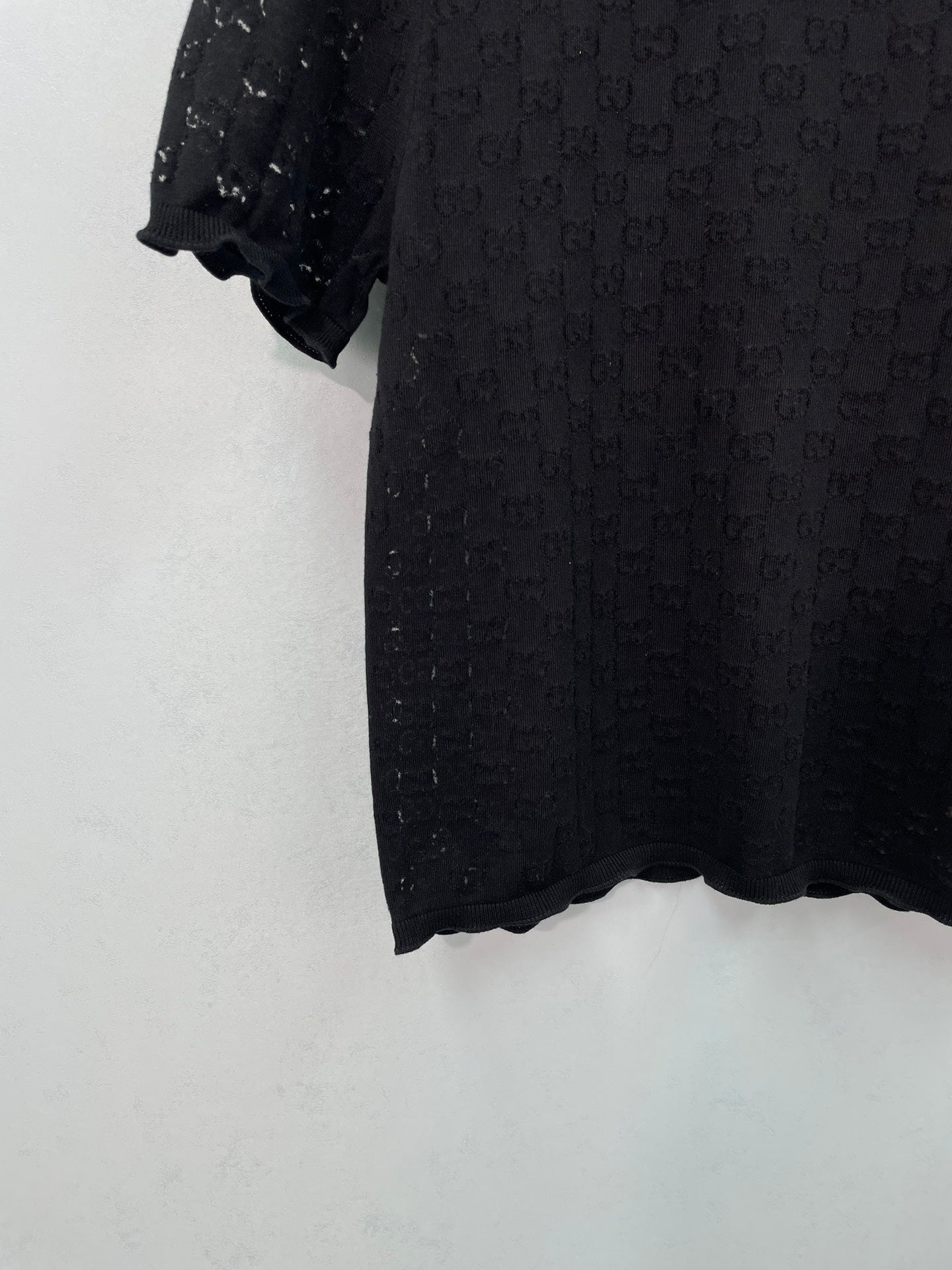 GUCCI 26S SHORT-SLEEVE KNIT T-SHIRT 456