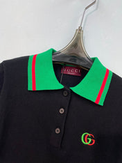 GUCCI 26S SHORT-SLEEVE KNIT TOP 446