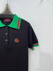 GUCCI 26S SHORT-SLEEVE KNIT TOP 446