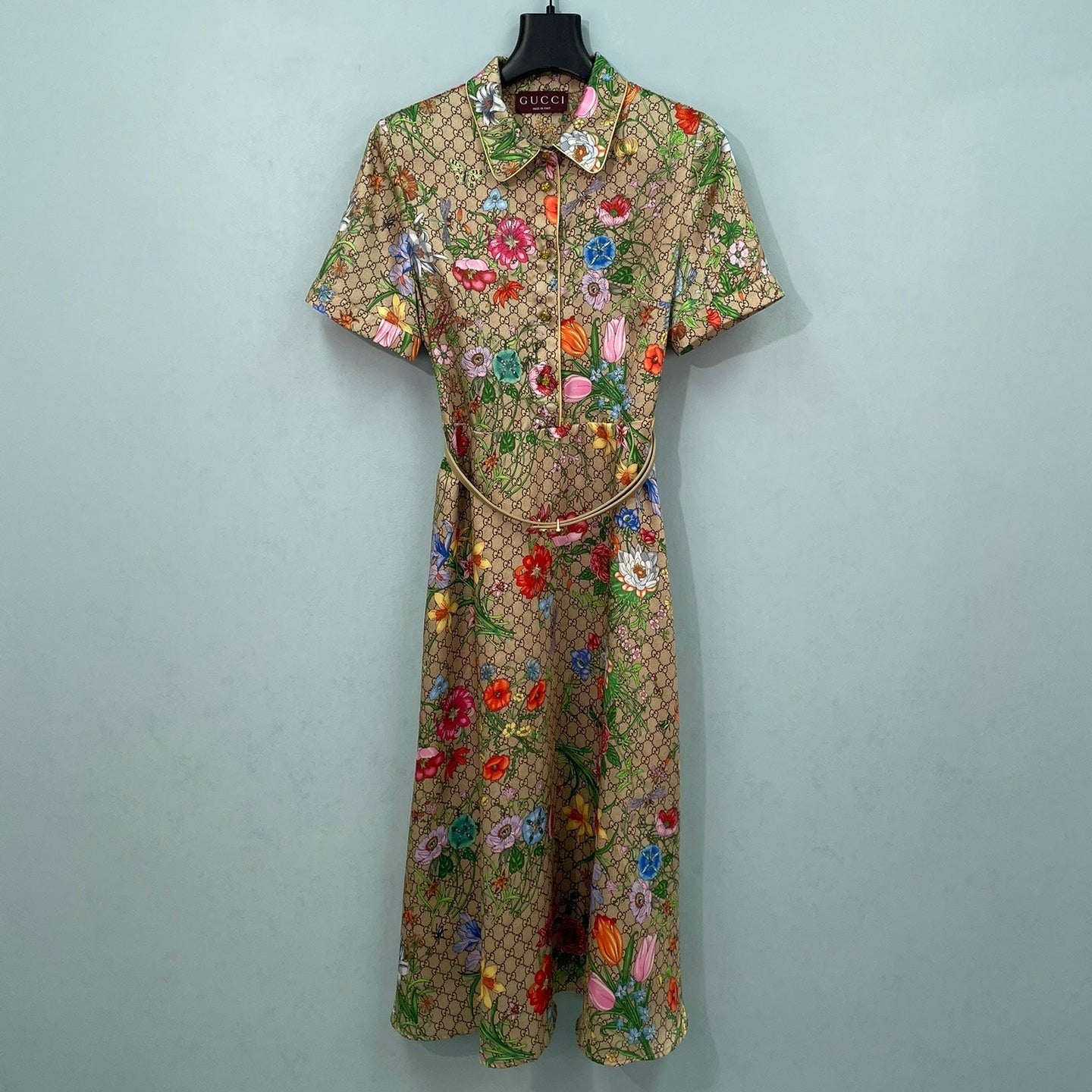 GUCCI 26S SHORT-SLEEVE SHIRT DRESS 443