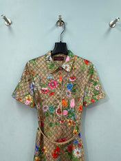 GUCCI 26S SHORT-SLEEVE SHIRT DRESS 443