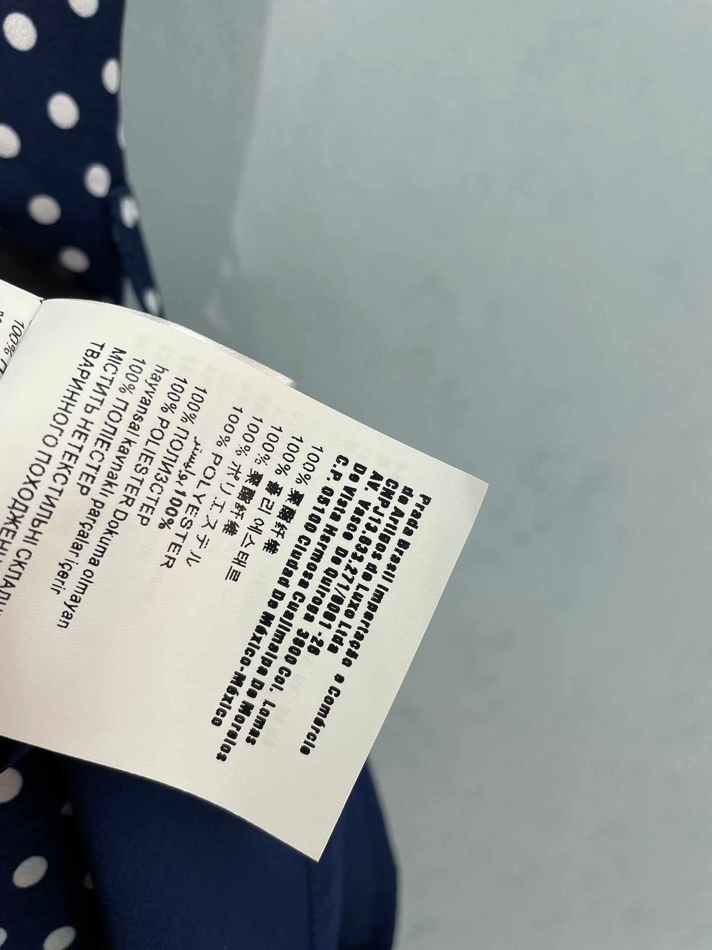 PRADA 26S POLKA DOT DRESS STYLE 989