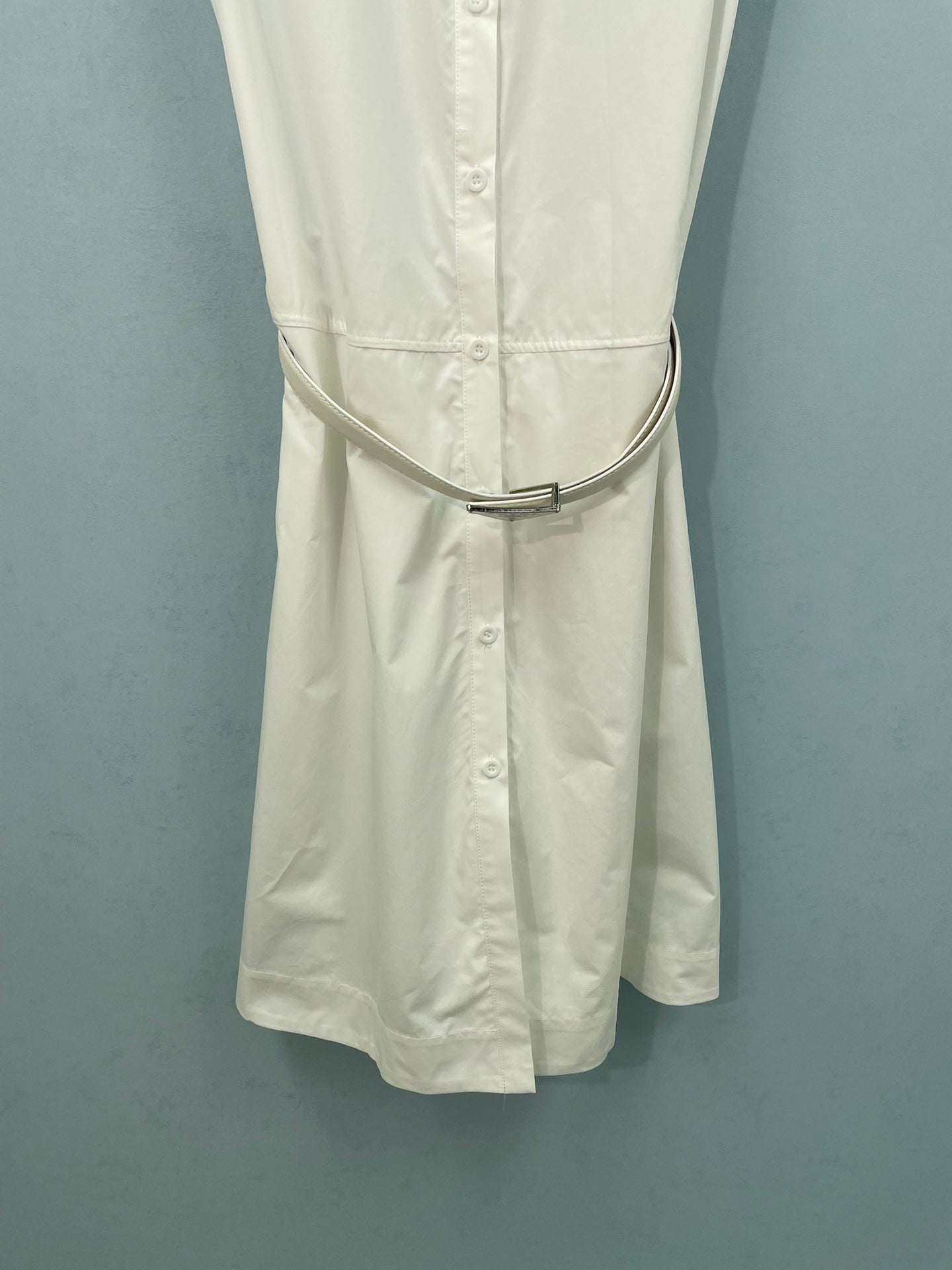 PRADA 26S SLEEVELESS SHIRT DRESS 974