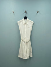PRADA 26S SLEEVELESS SHIRT DRESS 974