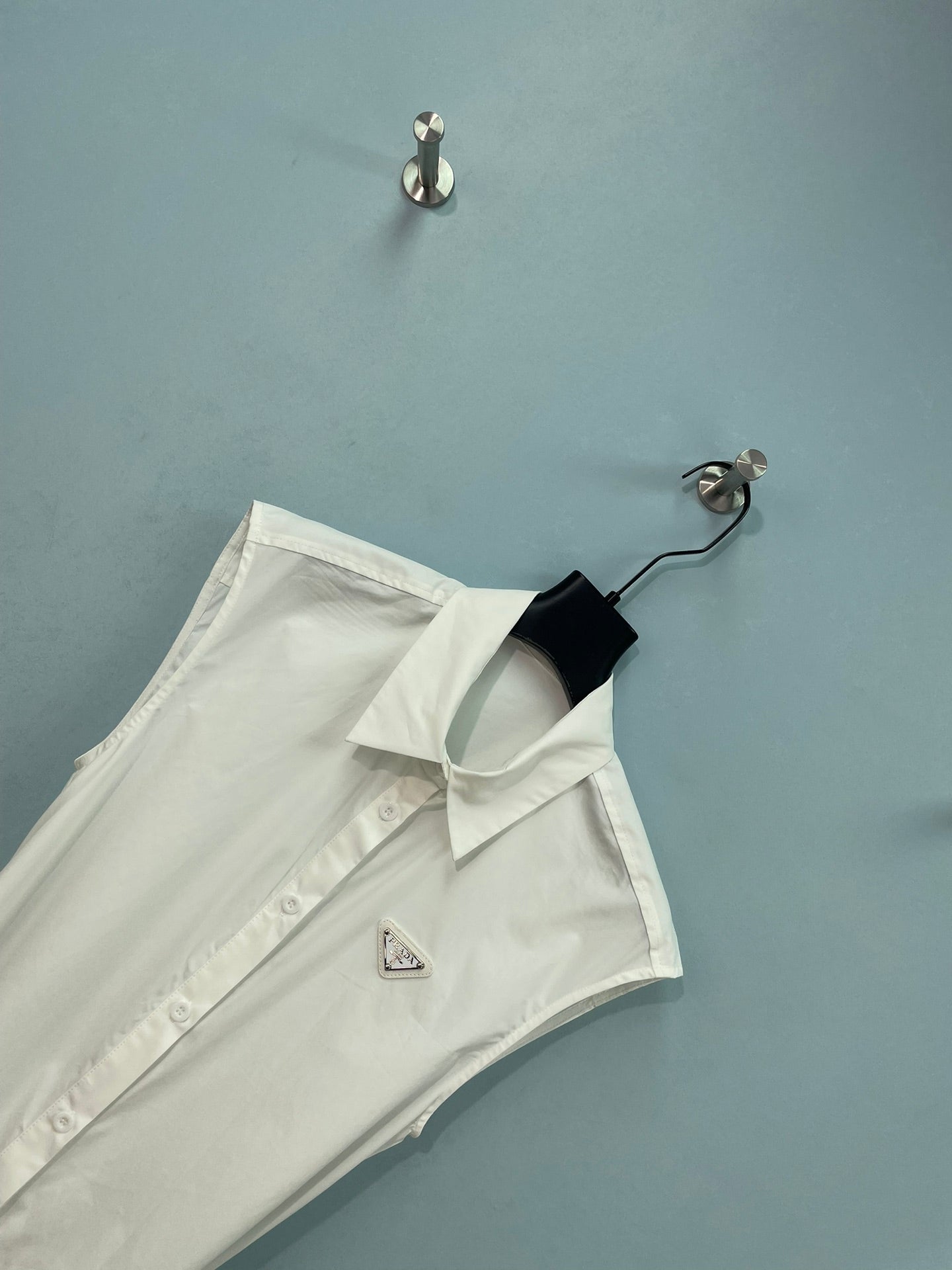 PRADA 26S SLEEVELESS SHIRT DRESS 974