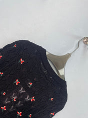CHANEL 26S CHERRY KNIT TOP 1288