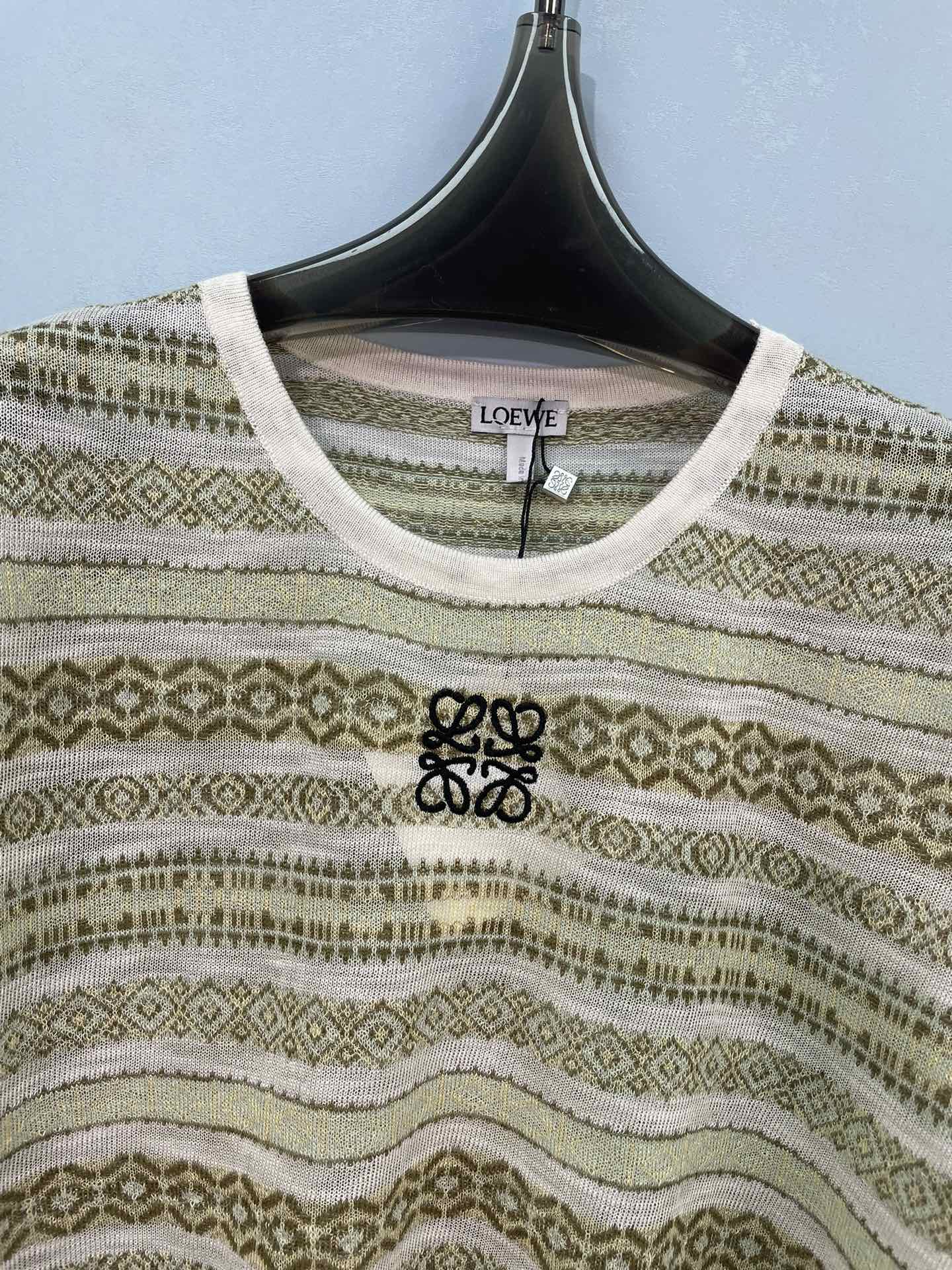 LOEWE 26S SHORT-SLEEVE KNIT T-SHIRT 572
