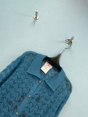 CHANEL 26S OPENWORK KNIT CARDIGAN 1601