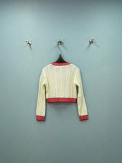 MIUMIU 26S KNIT CARDIGAN AND MINI SKIRT SET 1352