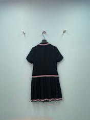 CHANEL 26S SHORT SLEEVE PLEATED DRESS 1535
