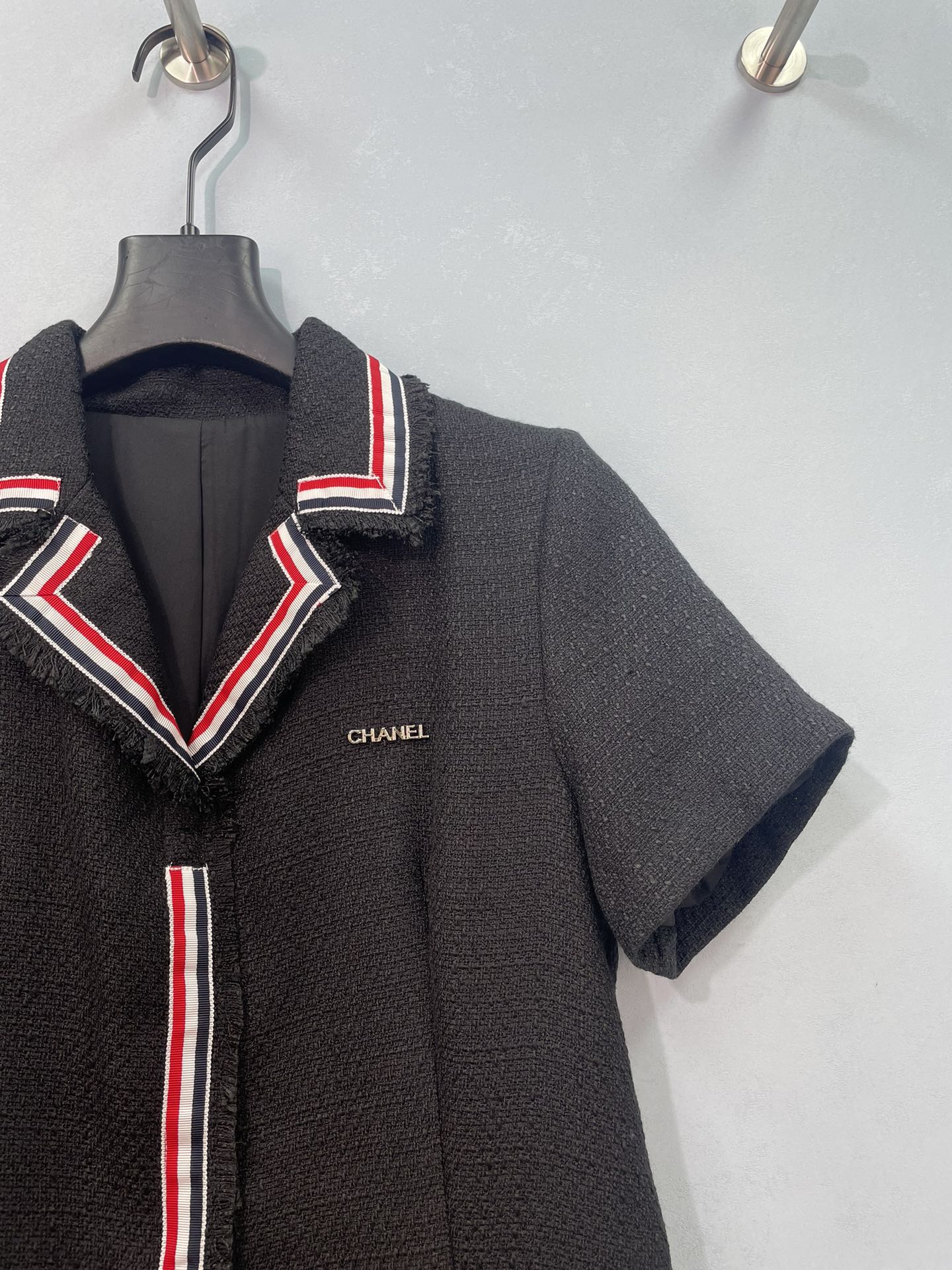CHANEL 26S SHORT SLEEVE PLEATED DRESS 1535