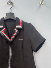 CHANEL 26S SHORT SLEEVE PLEATED DRESS 1535