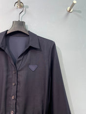 PRADA 26S LONG-SLEEVE SHIRT DRESS 1089