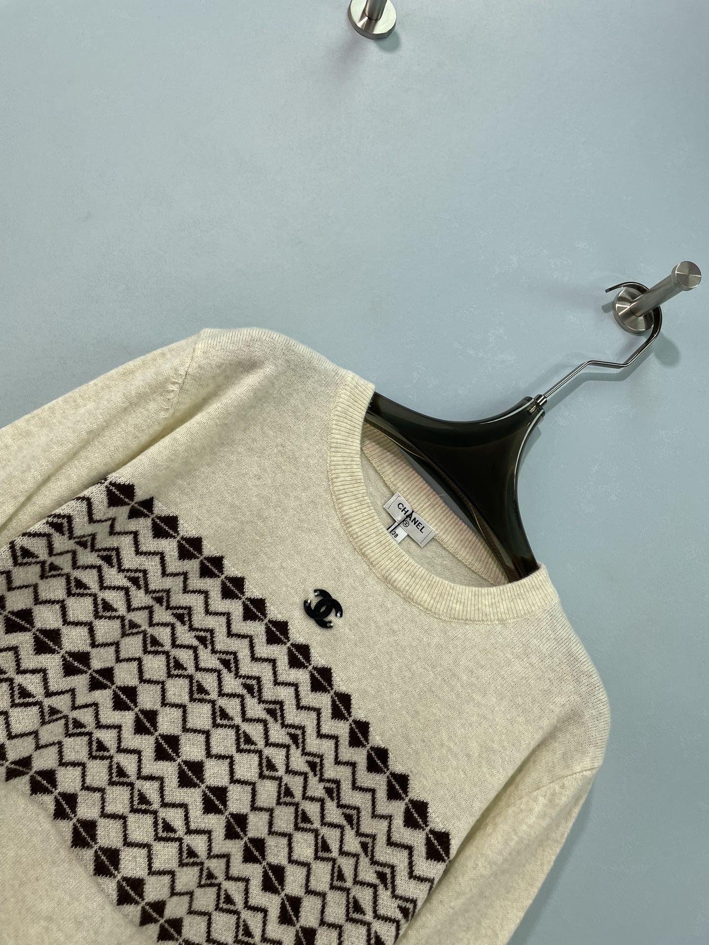 CHANEL 26S LONG-SLEEVE KNIT TOP 1708