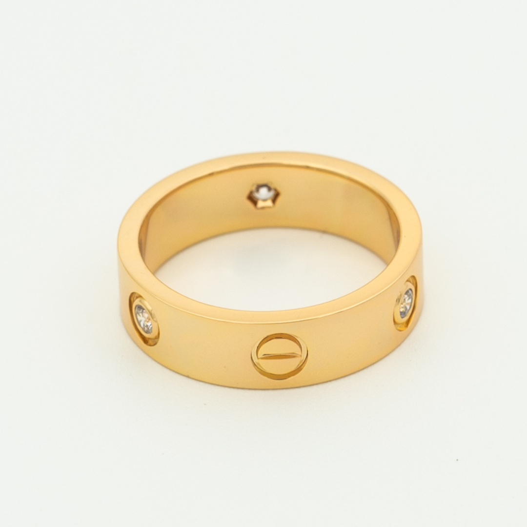 LOVE RING 5.5MM 3 DIAMONDS