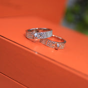 KELLY SILVER DIAMOND RING