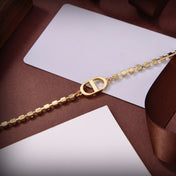 CD NECKLACE GOLD DIAMOND