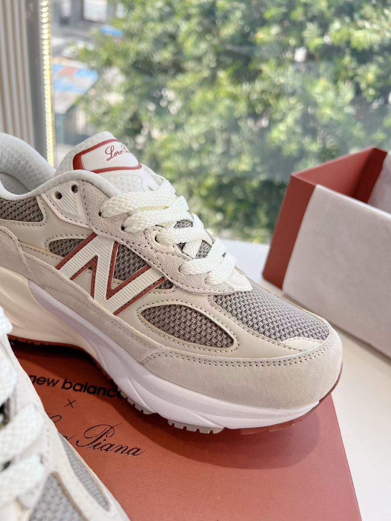 LP&NB CLASSIC BISCUIT SNEAKERS WHITE SUEDE