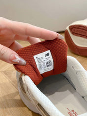 LP&NB CLASSIC BISCUIT SNEAKERS WHITE SUEDE