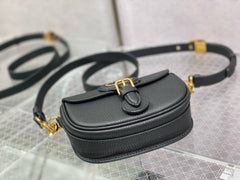 MINI DIOR BOBBY BAG 18 CM IN BLACK CALFSKIN