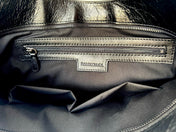 MEDIUM 39 LE CITY BAG IN BLACK LEATHER