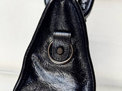 MEDIUM 39 LE CITY BAG IN BLACK LEATHER