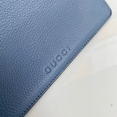 GG HORSEBIT HOBO BAG 46 IN LIGHT BLUE CALFSKIN GOLD HARDWARE