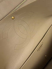 CHANEL 26 CLASSIC FLAP IN BEIGE SUEDE 30726