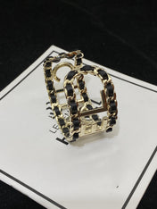 CC LOGO CUFF BRACELET GOLD