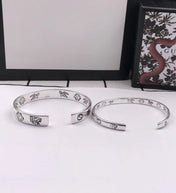GG SILVER 'BLIND FOR LOVE' BRACELET