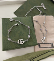 GG DOUBLE G MOTHER-OF-PEARL NECKLACE