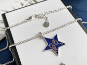 GHOST GG STAR PENDANT IN MIDNIGHT BLUE