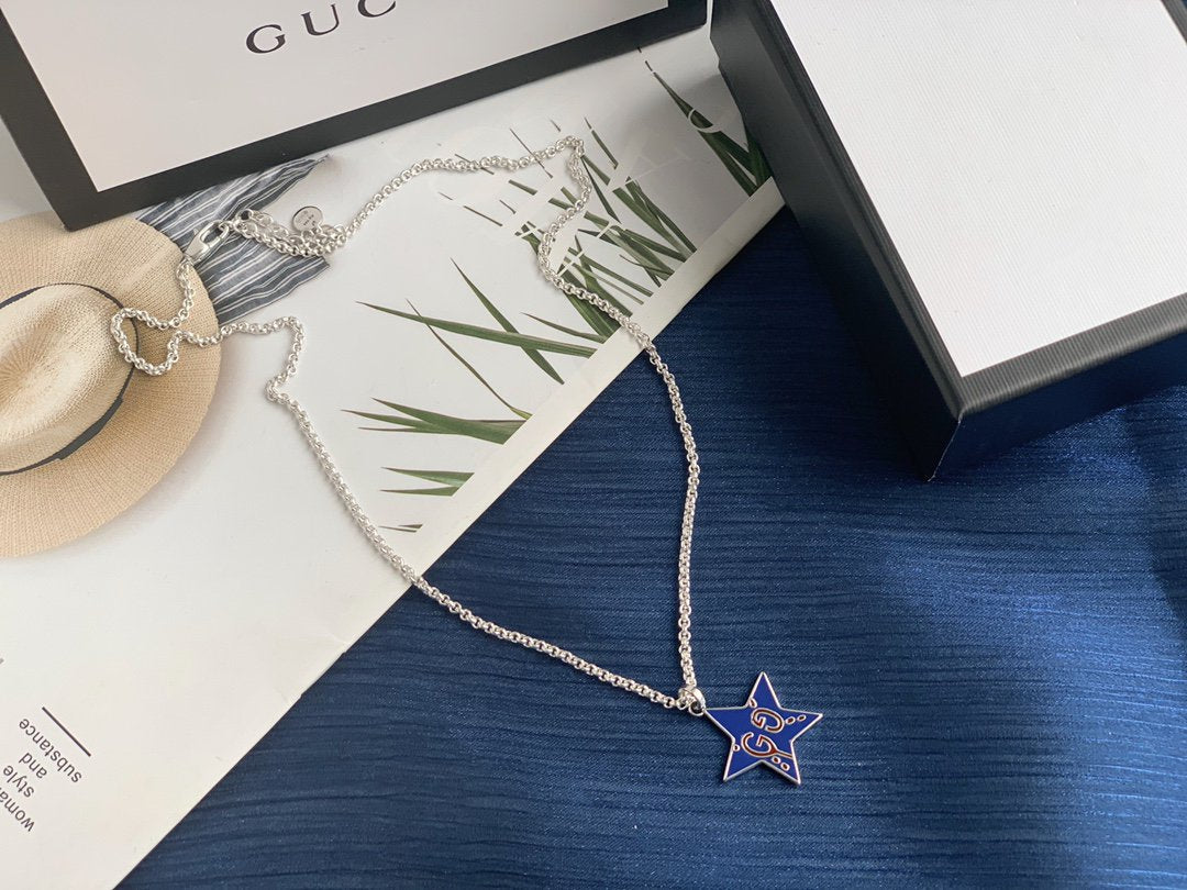 GHOST GG STAR PENDANT IN MIDNIGHT BLUE