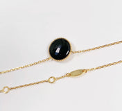 CD NATURAL BLACK ONYX COMPASS NECKLACE VICTOIRE