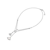 DREAM NECKLACE  3 MOTIF WHITE MOP DIAMOND